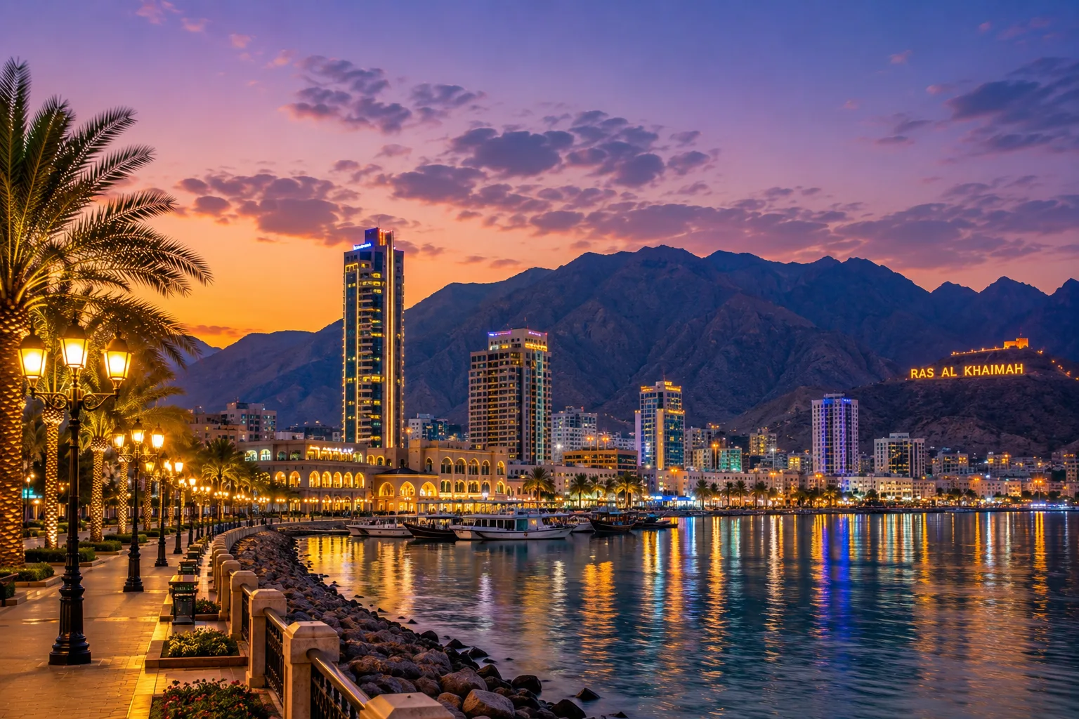Ras Al Khaimah skyline, UAE